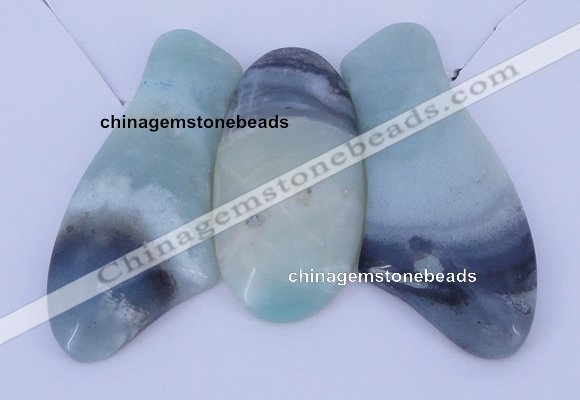 NGP43 Fashion amazonite gemstone pendants set jewelry wholesale