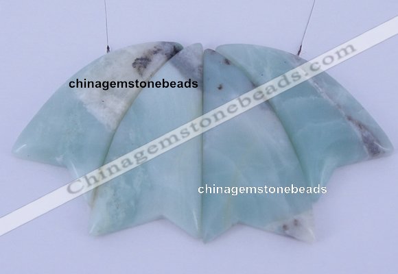 NGP44 Fashion amazonite gemstone pendants set jewelry wholesale