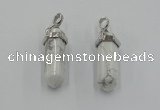 NGP5005 8*30mm sticks white howlite gemstone pendants wholesale