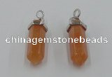 NGP5008 8*30mm sticks red aventurine pendants wholesale