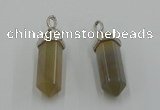 NGP5011 8*30mm sticks agate gemstone pendants wholesale