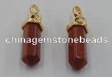 NGP5031 8*30mm sticks goldstone pendants wholesale