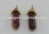 NGP5040 8*30mm sticks mookaite gemstone pendants wholesale