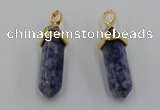 NGP5043 8*30mm sticks sodalite gemstone pendants wholesale