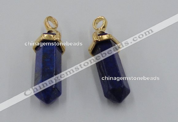 NGP5044 8*30mm sticks lapis lazuli gemstone pendants wholesale