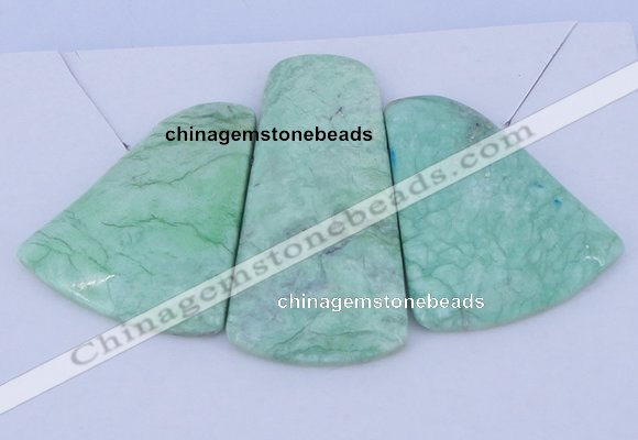 NGP53 Fashion grass turquoise gemstone pendants set jewelry wholesale