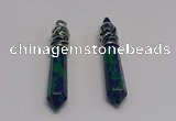 NGP5406 10*65mm sticks synthetic lapis lazuli pendants wholesale