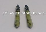 NGP5419 10*65mm sticks kiwi jasper pendants wholesale