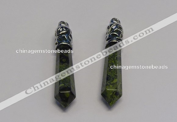 NGP5420 10*65mm sticks kambaba jasper pendants wholesale