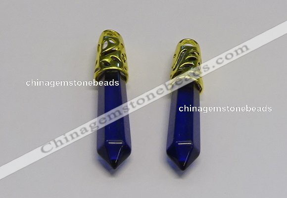 NGP5446 10*65mm sticks crystal glass pendants wholesale