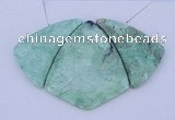 NGP55 Fashion grass turquoise gemstone pendants set jewelry wholesale