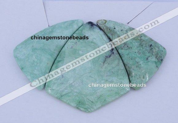 NGP55 Fashion grass turquoise gemstone pendants set jewelry wholesale