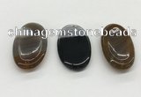 NGP5505 28*50mm oval agate gemstone pendants wholesale
