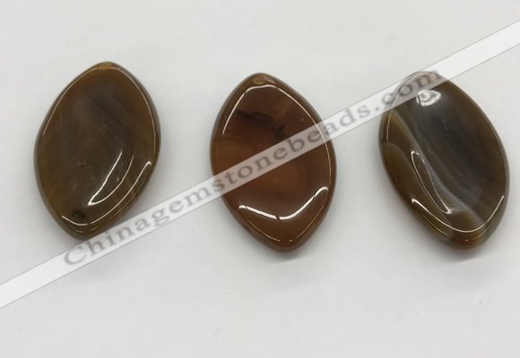 NGP5507 28*50mm marquise agate gemstone pendants