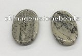 NGP5523 30*50mm - 35*55mm oval jasper pendants wholesale