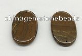 NGP5536 35*55mm oval iron tiger pendants wholesale