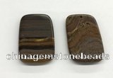 NGP5538 35*55mm rectangle iron tiger pendants wholesale