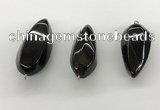 NGP5549 14*40mm - 23*58mm teardrop agate gemstone pendants