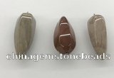 NGP5552 14*40mm - 23*58mm teardrop jade pendants wholesale