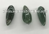 NGP5556 14*40mm - 23*58mm teardrop Canadian jade pendants