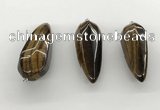 NGP5563 14*40mm - 23*58mm teardrop yellow tiger eye pendants