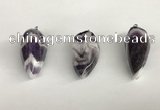 NGP5570 18*40mm - 23*58mm teardrop dogtooth amethyst pendants