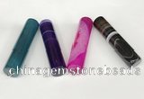 NGP5722 15*57mm tube agate gemstone pendants wholesale