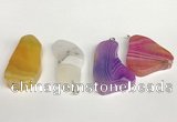 NGP5729 20*40mm - 30*45mm freeform agate pendants wholesale