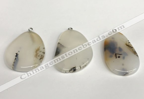 NGP5736 25*38mm - 32*45mm freeform agate pendants wholesale