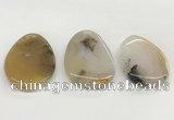 NGP5779 35*50mm - 38*55mm freeform agate slab pendants