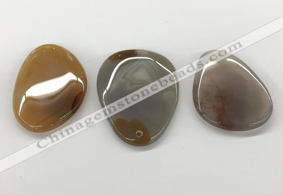 NGP5781 30*48mm - 40*55mm freeform agate slab pendants