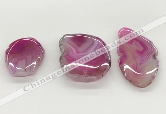 NGP5784 30*45mm - 40*60mm freeform agate slab pendants