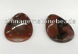 NGP5794 35*55mm flat teardrop agate pendants wholesale