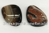 NGP5795 40*60mm flat teardrop agate pendants wholesale