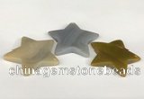 NGP5806 50mm star agate gemstone pendants wholesale