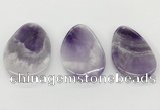 NGP5855 30*50mm - 40*60mm freeform dogtooth amethyst pendants