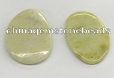 NGP5863 35*55mm - 38*58mm freeform lemon jade pendants wholesale