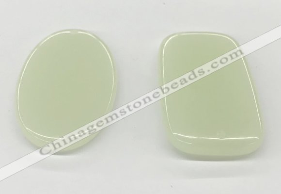 NGP5866 30*50mm freeform moonstone pendants wholesale