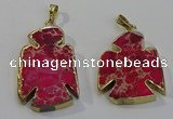 NGP6026 25*35mm - 30*40mm angel sea sediment jasper pendants