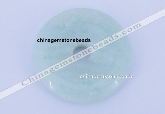 NGP603 5pcs 7*35mm amazonite gemstone donut pendants wholesale