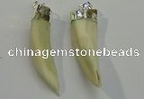 NGP6085 12*60mm – 18*65mm horn wolf tooth pendants wholesale