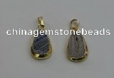 NGP6130 15*20mm freeform druzy agate pendants wholesale