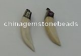 NGP6490 14*55mm - 12*60mm horn wolf tooth pendants wholesale