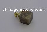 NGP6774 15*22mm cube moonstone gemstone pendants wholesale