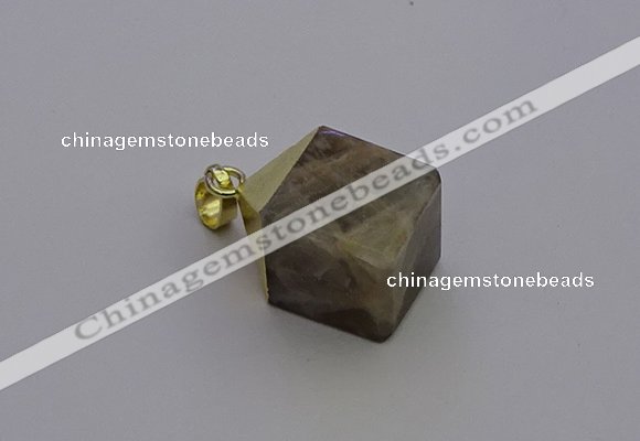 NGP6774 15*22mm cube moonstone gemstone pendants wholesale