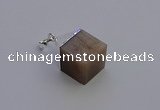 NGP6794 15*22mm cube moonstone gemstone pendants wholesale