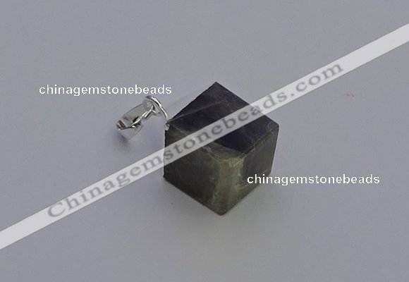 NGP6796 15*22mm cube labradorite gemstone pendants wholesale