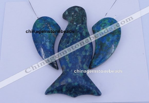 NGP69 Fashion chrysocolla gemstone pendants set jewelry wholesale