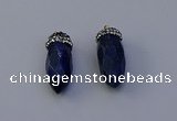 NGP7073 12*30mm - 15*35mm faceted bullet lapis lazuli pendants