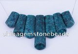 NGP71 Fashion chrysocolla gemstone pendants set jewelry wholesale